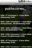 Football Push Scores Lite imagem de tela 1