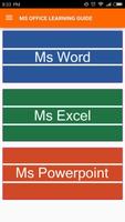 MS Office Learning Guide 2018 poster