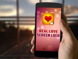 Real Love Screen Lock Affiche