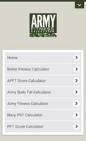 Army Fitness Calculator Pro captura de pantalla 1