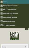 Army Fitness Calculator Pro captura de pantalla 2