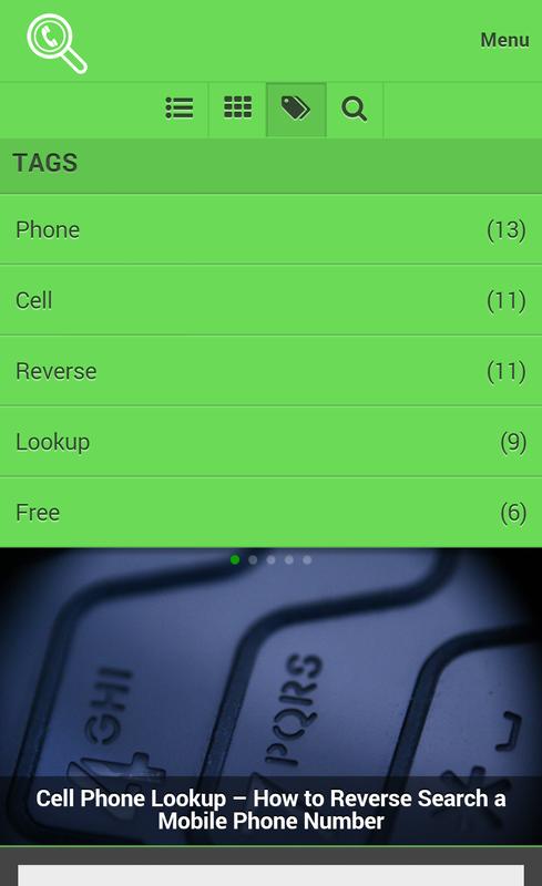 reverse cell phone lookup