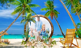 برنامه‌نما Beach Photo Frames HD عکس از صفحه