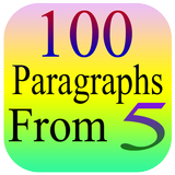 Paragraphs 100 from 5 icône