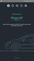 MAGNUM GSM car alarm system Affiche