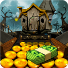 Zombie Ghosts Coin Party Dozer-icoon