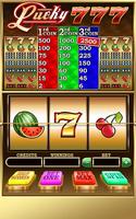 Lucky 777 Slot Machine - FREE Plakat