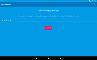 Message Without Saving Contact Ekran Görüntüsü 3