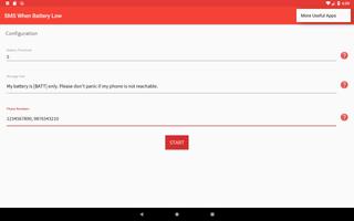 Send SMS Automatically When Battery Low স্ক্রিনশট 3