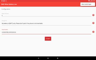 Send SMS Automatically When Battery Low capture d'écran 3