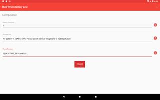 Send SMS Automatically When Battery Low স্ক্রিনশট 2