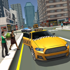 City taxi driving simulator icône