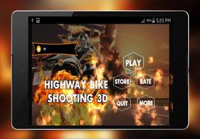 Highway Bike Shooting 3d الملصق