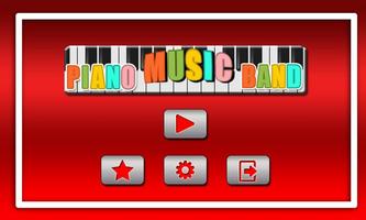 Piano Music Band Affiche