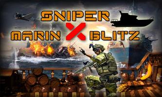 Sniper X Marinha Blitz Cartaz
