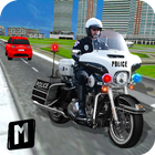 Police Bike Criminal Chase Crime Control Sim icône