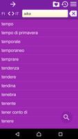 برنامه‌نما Italian Finnish Dictionary عکس از صفحه