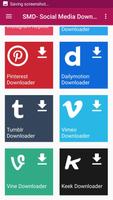 SMD - Social Media Downloader  for 10 social sites capture d'écran 1