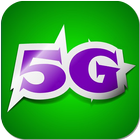 5G Speed Up Internet ไอคอน
