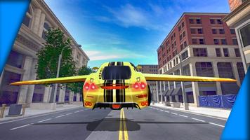 Futuristic Flying Car Simulator - Aim and Fire screenshot 1