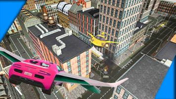 Futuristic Flying Car Simulator - Aim and Fire screenshot 2