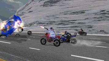 Bike Stunt Fight - Motorcycle Attack Crazy Racing capture d'écran 2