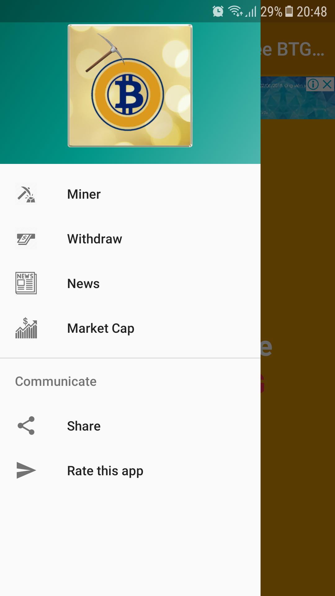 Bitcoin Gold Miner Free Btg Mining For Android Apk Download - 