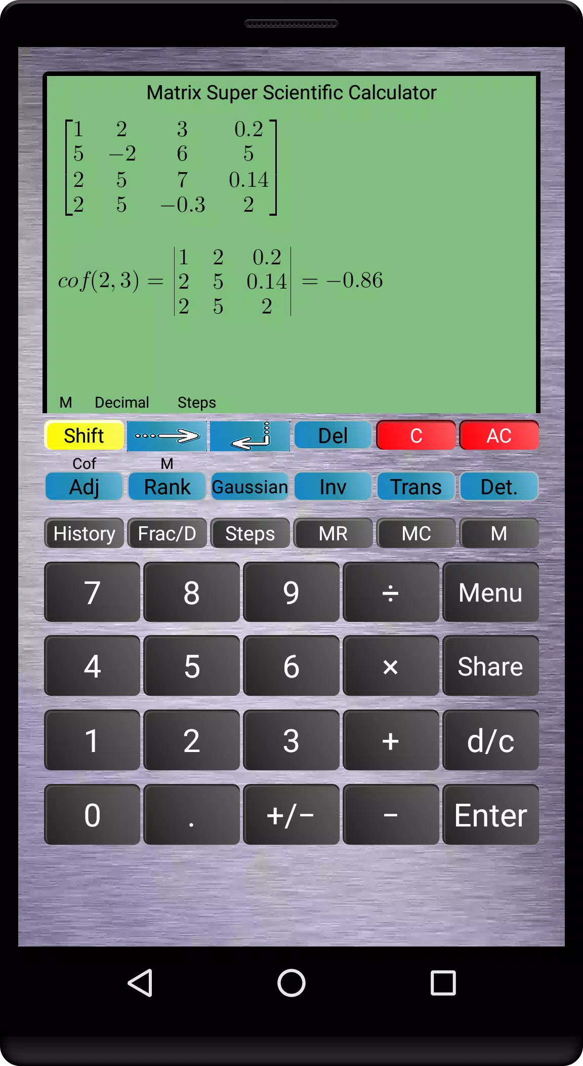 Matrix Super Scientific Calculator APK for Android Download