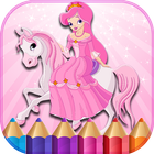 Pony Princess Coloring Pages icône