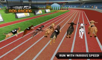 Fast Dog Racing 3D imagem de tela 3