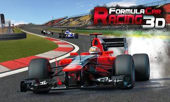 formule voiture course 3d Affiche