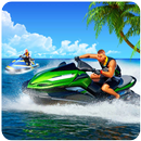 Jet boat racing 3D: water surfer driving game APK