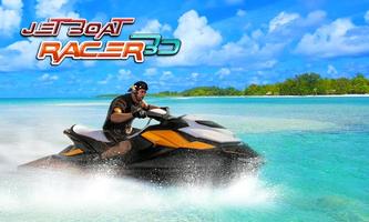 Jet boat racing 3D: water surfer driving game スクリーンショット 1