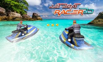 Jet boat racing 3D: water surfer driving game スクリーンショット 2