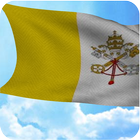 3D Free Flag of Vatican City icône
