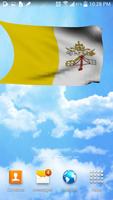 3D Free Flag of Vatican City Affiche