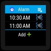 Alarm clock for android wear الملصق