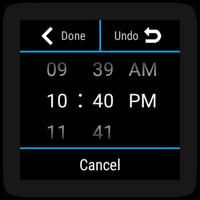 Alarm clock for android wear تصوير الشاشة 2