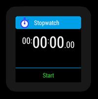 Stopwatch for android wear plakat
