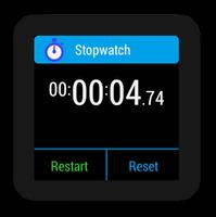 Stopwatch for android wear screenshot 2