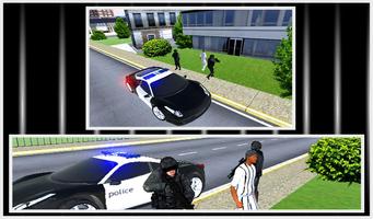 Crazy Police Prisoner Car 3D syot layar 2