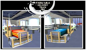 برنامه‌نما Farm Milk Delivery Truck Sim عکس از صفحه