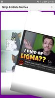 Ninja Fortnite Memes الملصق