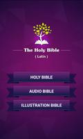 Latin Holy Bible with Audio, Text, Pictures, Verse Affiche