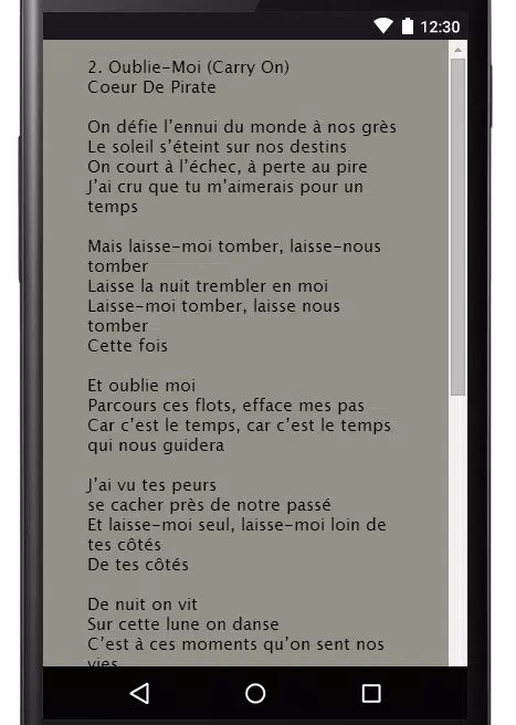 Coeur De Pirate Hits Paroles APK for Android Download