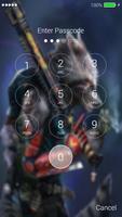 Rocket Super Raccoon Lock Screen 截图 2