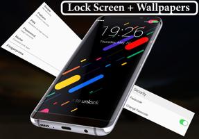 Super Amoled Lock Screen الملصق