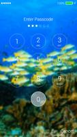 Underwater World Lock Screen ảnh chụp màn hình 2
