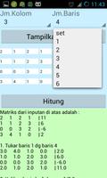Kalkulator Gauss jordan screenshot 2