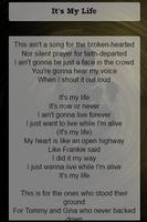 Bon Jovi Lyrics اسکرین شاٹ 3